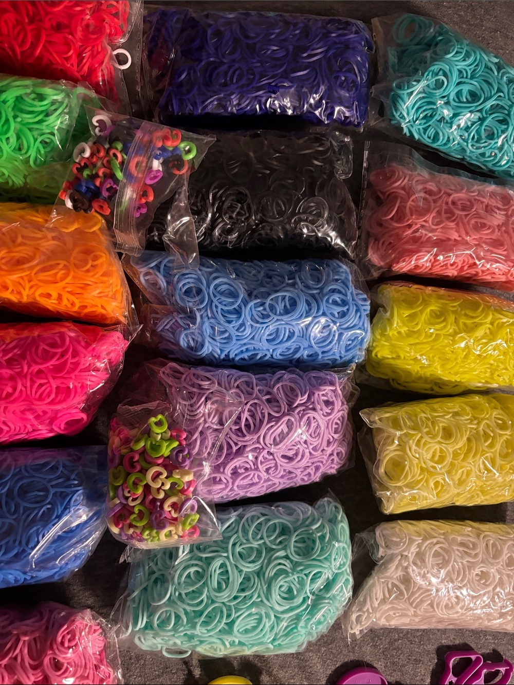 Assorted Color Craft Rubber Bands - Multicolor Pack - Picture 5 of 9